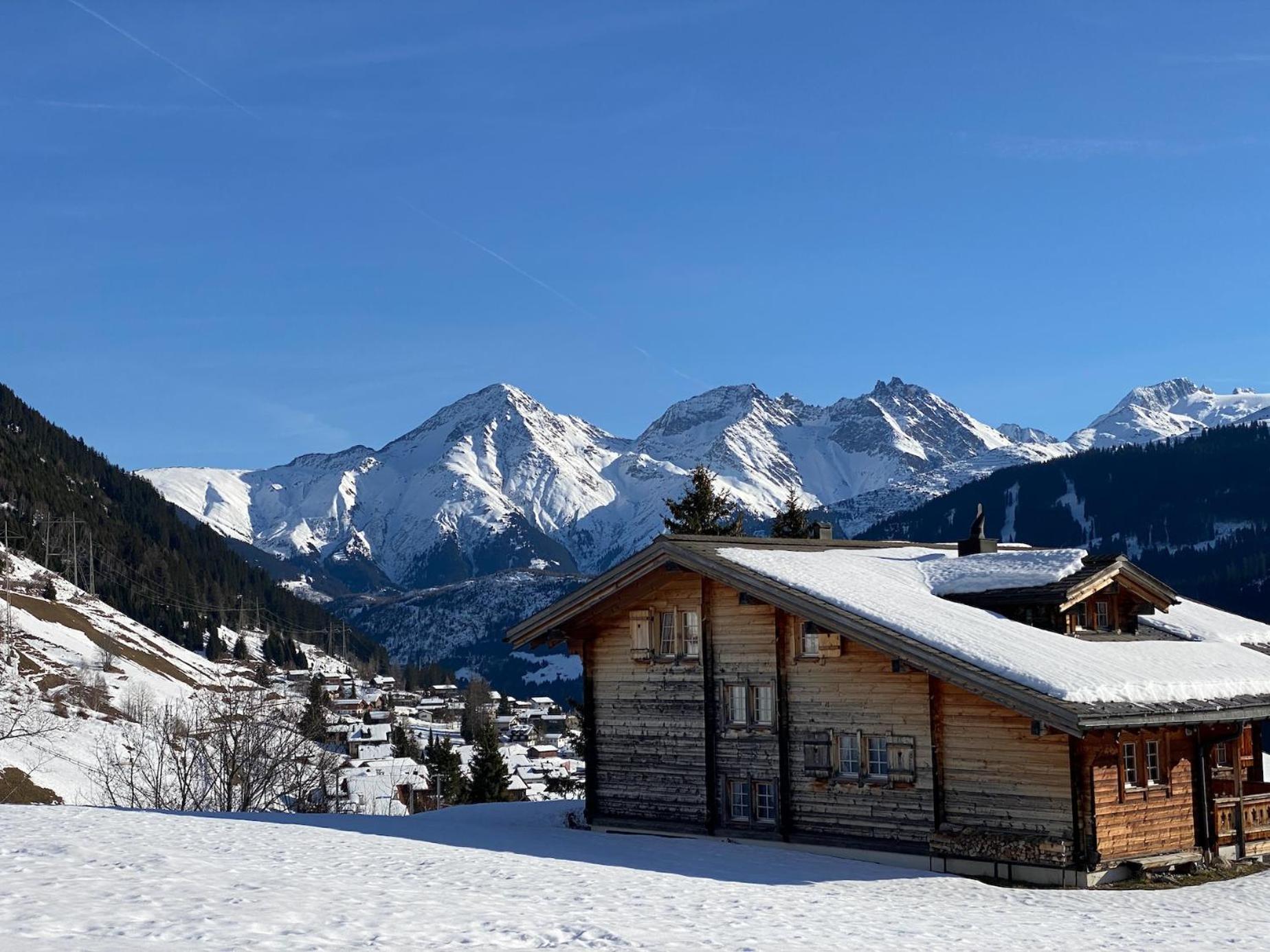 Workation Apartments - 24-7 Self-Checkin - Hotel Postigliun Sedrun Esterno foto